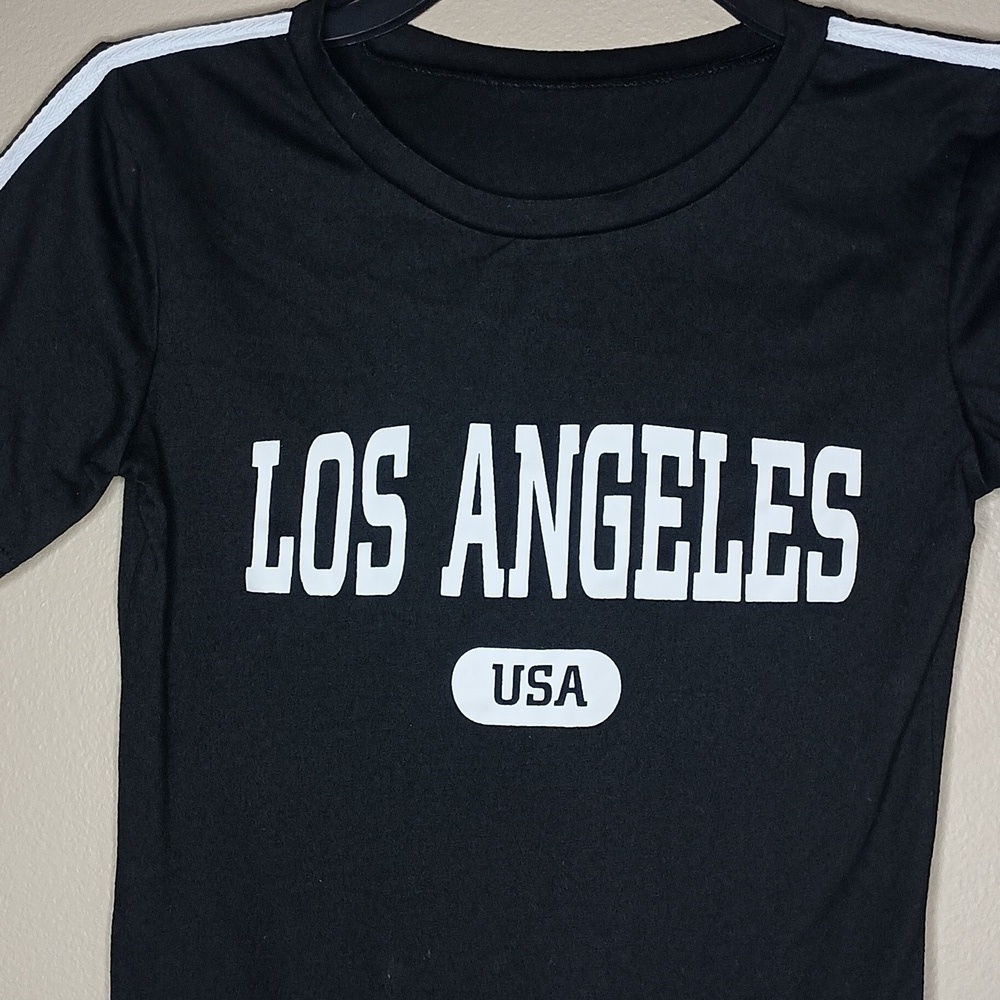 Romwe LA T-Shirt Dress - Picture 2 of 7